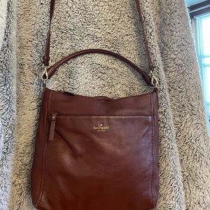 Kate Spade messenger bag in chocolate brown
